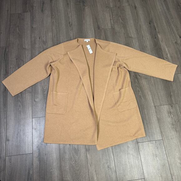 J Crew Juliette Collarless Wool Blend Long Sleeve Sweater US Women's 2X Plus - Picture 3 of 8